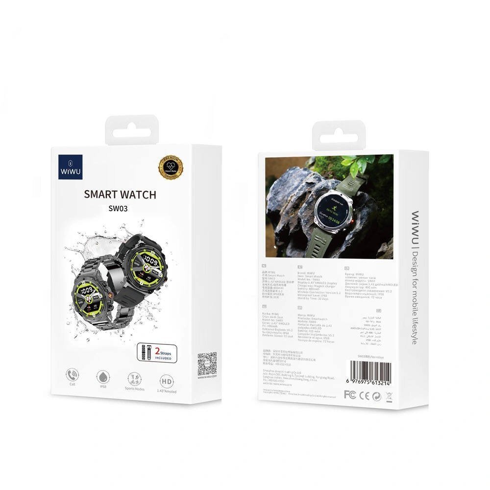 WiWU SW03 IPX68 Smart Watch - Image 2